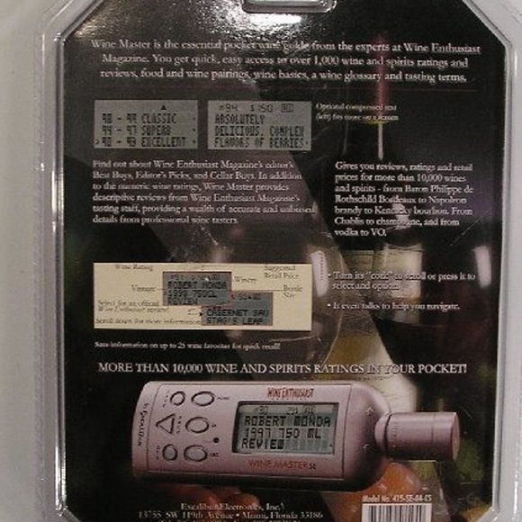 WINE MASTER Pocket Expert Excalibur Enthusiast Electronic Talks Special Edition - Picture 3 of 4